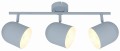 AZURO LAMPA SUFITOWA LISTWA 3X40W E27 SZARY MAT | Candellux 93-63229
