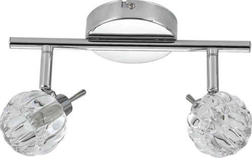 BOMBOLA LAMPA SUFITOWA LISTWA 2X40W G9 CHROM BEZ ŻARÓWEK | Candellux 92-70296