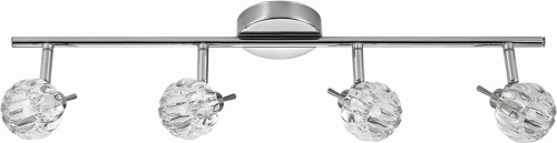 BOMBOLA LAMPA SUFITOWA LISTWA 4X40W G9 CHROM BEZ ŻARÓWEK | Candellux 94-70319