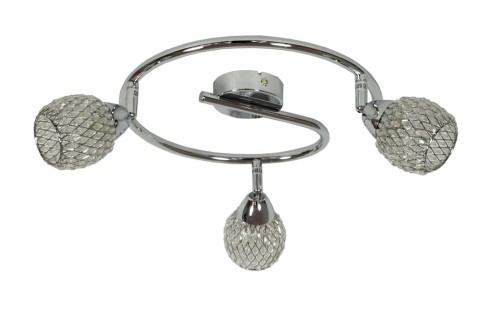 CLEAR LAMPA SUFITOWA SPIRALA 3X40W G9 TRANSPARENTNY | Candellux 98-06899