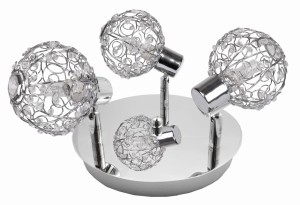 COLLAR LAMPA SUFITOWA PLAFON 3X40W G9 CHROM | Candellux 98-13750