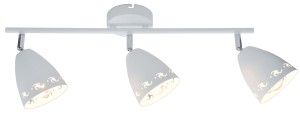 COTY LAMPA SUFITOWA LISTWA 3X40W E14 BIAŁY MAT | Candellux 93-67142
