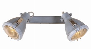 CRODO LAMPA SUFITOWA LISTWA 2X40W E14 SZARY | Candellux 92-71118