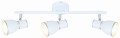 FIDO LAMPA SUFITOWA LISTWA 3X40W E14 BIAŁY+CHROM | Candellux 93-63403