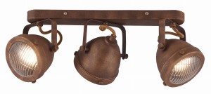 FRODO LAMPA SUFITOWA LISTWA 3X40W GU10 RDZAWY | Candellux 93-71088