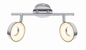 ISLA LAMPA SUFITOWA LISTWA 2X4W LED CHROM 3000K | Candellux 92-61713