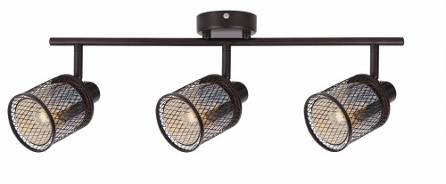 LAMPA SUFITOWA CANABERA KAWOWE ZŁOTO 3X40W E14 KLOSZ BURSZTYNOWY | Candellux 93-82541