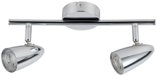 LIBERTY LAMPA SUFITOWA LISTWA 2X4W LED CHROM | Candellux 92-49575