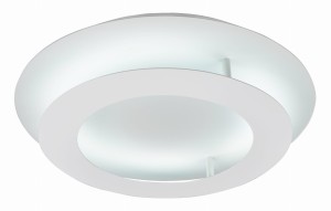 MERLE LAMPA SUFITOWA PLAFON 40 18W LED 3000K BIAŁY | Candellux 98-66183