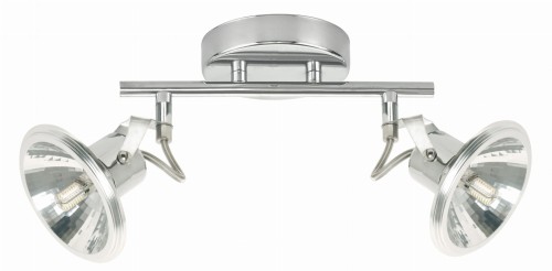 MOON LAMPA SUFITOWA LISTWA 2X3,5W LED G9 CHROM | Candellux 92-28082