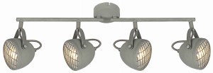 PENT LAMPA SUFITOWA LISTWA 4X50W GU10  BETONOWY SZARY | Candellux 94-68071