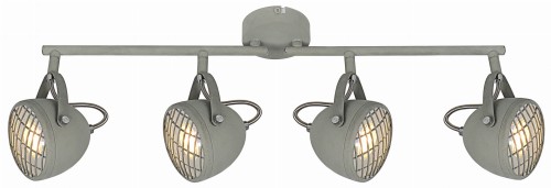 PENT LAMPA SUFITOWA LISTWA 4X50W GU10  BETONOWY SZARY | Candellux 94-68071