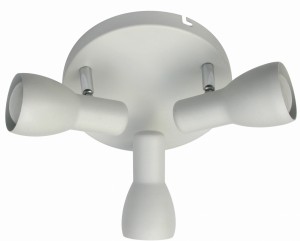PICARDO LAMPA SUFITOWA PLAFON 3X40W E14 BIAŁY MAT | Candellux 98-44204