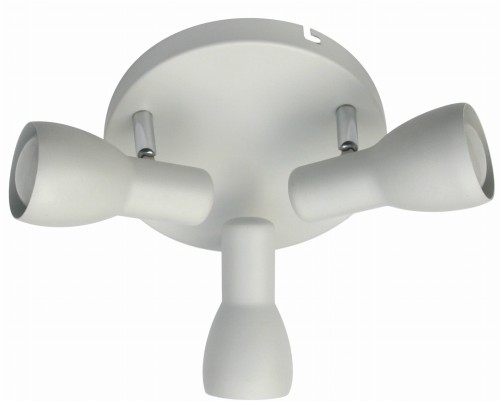 PICARDO LAMPA SUFITOWA PLAFON 3X40W E14 BIAŁY MAT | Candellux 98-44204