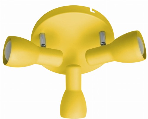 PICARDO LAMPA SUFITOWA PLAFON 3X40W E14 MUSZTARDOWY | Candellux 98-52414