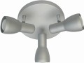 PICARDO LAMPA SUFITOWA PLAFON 3X40W E14 SZARO SREBRNY | Candellux 98-44242