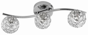 STARLET LAMPA SUFITOWA LISTWA 3X40W G9 CHROM/TRANSPARENT | Candellux 93-85934
