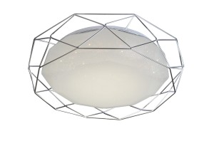 SVEN LAMPA SUFITOWA PLAFON 43 16W LED 3000K CHROM | Candellux 98-66237