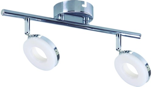 THEMA LAMPA SUFITOWA LISTWA 2X5W LED CHROM | Candellux 92-60778