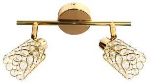 YORK LAMPA SUFITOWA LISTWA 2X40W G9 MOSIĄDZ (BŻ) | Candellux 92-70104