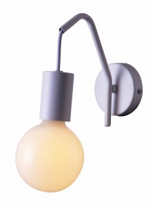 BASSO LAMPA KINKIET 1X40W E27 BIAŁY MATOWY | Candellux 21-70982