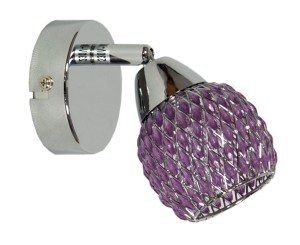 CLEAR LAMPA KINKIET 1X40W G9 FIOLET | Candellux 91-06905