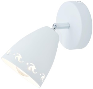 COTY LAMPA KINKIET 1X40W E14 BIAŁY MAT | Candellux 91-67111