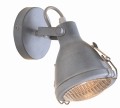 CRODO LAMPA KINKIET 1X40W E14 SZARY | Candellux 91-71101