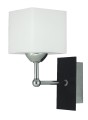 CUBETTO LAMPA KINKIET 1X60 E27 DREWNO+CHROM | Candellux 21-24513