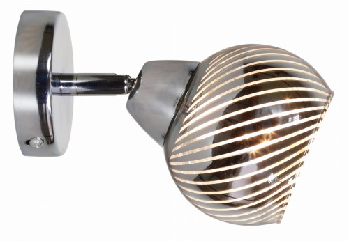 FORT LAMPA KINKIET 1X10W E14 LED CHROM | Candellux 91-62802