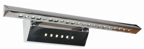 FORTE LED 3 LAMPA KINKIET 7W LED RURKA TRÓJKĄTNA Z WYŁĄCZNIKIEM CHROM | Candellux 20-27030