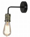 GOLDIE LAMPA KINKIET 1X60W E27 CZARNY+PATYNA (Z ŻARÓWKĄ 3030948) | Candellux 21-56160