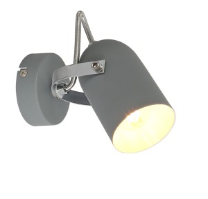 GRAY LAMPA KINKIET 1X40W E14 SZARY | Candellux 91-66473