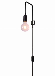 KINKIET LAREN 1 CZARNY | Candellux 50401190