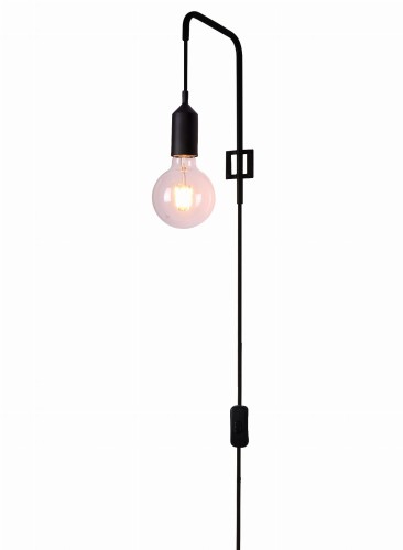 KINKIET LAREN 1 CZARNY | Candellux 50401190