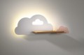 LAMPA CLOUD KINKIET ŚCIENNY 5W LED IQ KIDS BIAŁY+RÓŻOWY | Candellux 21-76717