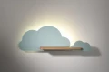 LAMPA CLOUD KINKIET ŚCIENNY 5W LED IQ KIDS NIEBIESKI | Candellux 21-75581