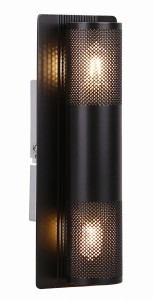 LAMPA EMU KINKIET 2X10W G9 CZARNY | Candellux 91-81360