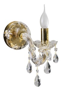 MARIA TERESA LAMPA KINKIET 1X40W E14 ZŁOTY | Candellux 21-95742