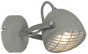 PENT LAMPA KINKIET 1X50W GU10  BETONOWY SZARY | Candellux 91-67999