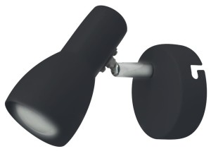 PICARDO LAMPA KINKIET 1X40W E14 CZARNY MATOWY | Candellux 91-50618