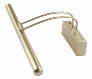 RENOIR LAMPA KINKIET 8W LED 4000K ZŁOTO SATYNA | Candellux 21-69726