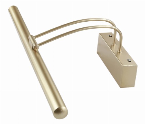 RENOIR LAMPA KINKIET 8W LED 4000K ZŁOTO SATYNA | Candellux 21-69726