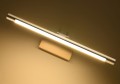 RENOIR LAMPA KINKIET 8W LED 4000K ZŁOTO SATYNA | Candellux 21-69726