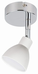 ROY LAMPA KINKIET 1X5W LED COB GŁÓWKA OKRĄGŁA 1E Z PRZEGUBEM KD SYSTEM BIAŁY | Candellux 91-67524