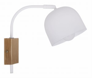 RUPI LAMPA KINKIET 1X40W E27 BIAŁY | Candellux 21-75482