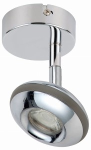 SKIPPER LAMPA KINKIET 1X6W LED COB GŁÓWKA OKRĄGŁA 1E Z PRZEGUBEM KD SYSTEM CHROM | Candellux 91-67494