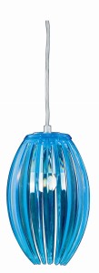 ABUKO LAMPA WISZĄCA 1X60W E27 NIEBIESKI MAŁY | Candellux 31-55296
