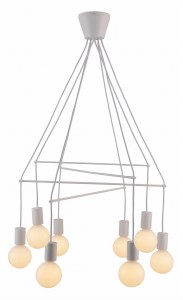 ALTO LAMPA WISZĄCA 8X40W E27 BIAŁY MATOWY | Candellux 38-70944