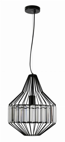 ALVARO 1 LAMPA WISZĄCA 30 1X40W E27 CZARNY | Candellux 31-55163